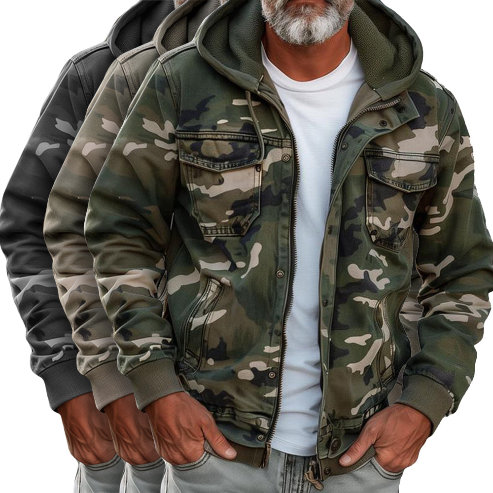 Arnoldo - Chaqueta de camuflaje para hombre