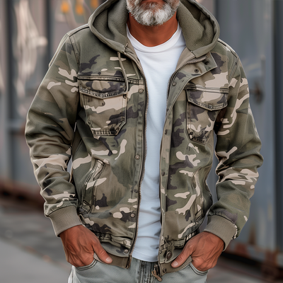 Arnoldo - Chaqueta de camuflaje para hombre