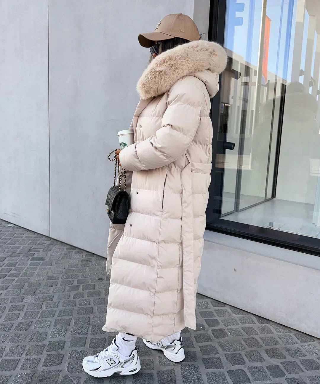 Alina - Chaqueta larga de invierno con capucha