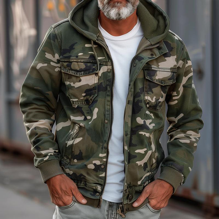 Arnoldo - Chaqueta de camuflaje para hombre